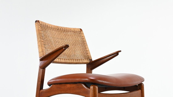 Image 1 of  E. Knudsen, Model 48 armchair for Jensen & Lykkegaard. Denmark, C.1950
