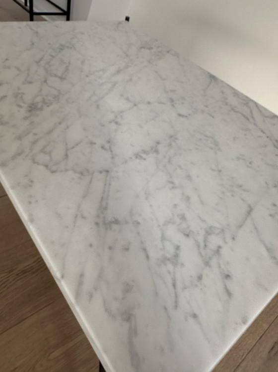 Image 1 of tavolino da caffè in marmo di Carrara