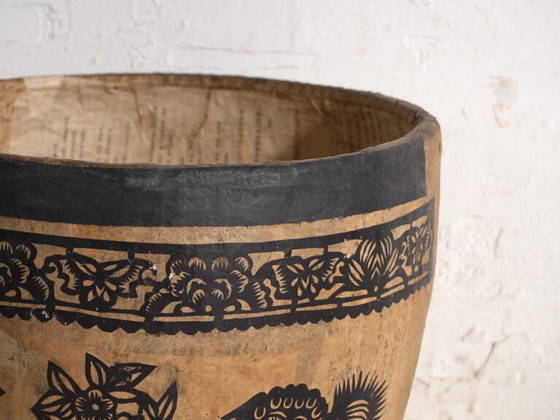 Antique Chinese papier-mâché container – China, circa 1900 – Decorative Objects (photo 13 of 40)