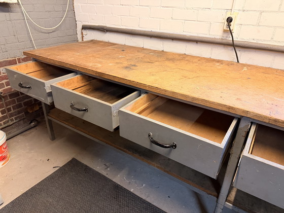 Image 1 of Vintage Werkbank