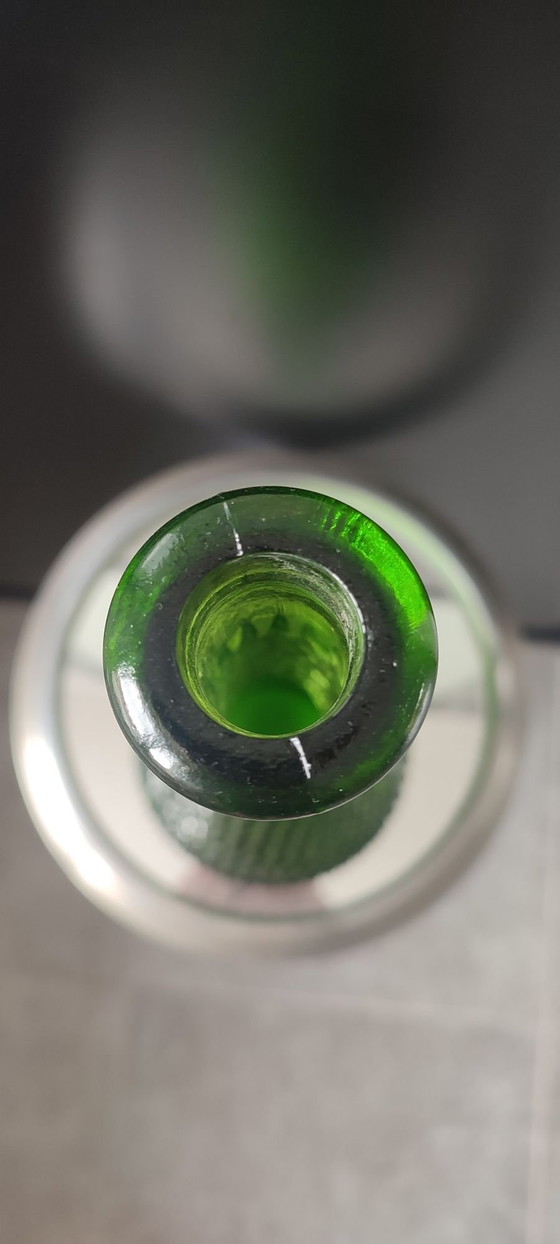 Vaso a bottiglia Empoli verde oliva punta di diamante - 39 cm – Oggetti decorativi, Vetro (photo 4 of 8)