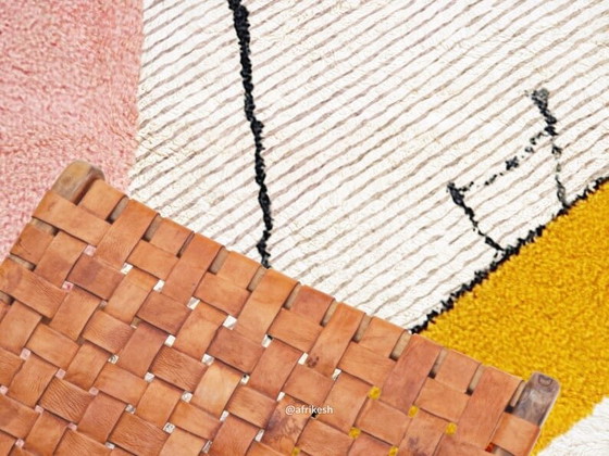 Alfombra auténtica tradicional de lana natural, tamaño 300 x 300 cm. – ABM, Wool (photo 4 of 7)