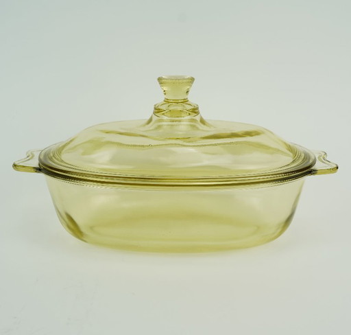 jenatherm CASSERUOLA baker 3052 jena glass wagenfeld bauhaus anni '50