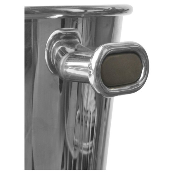 Image 1 of Sottsass Ettore design years '70 for Alessi ice bucket for bottles with column