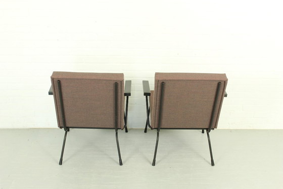 Image 1 of Juego de 2 sillones 1407 de Wim Rietveld para Gispen