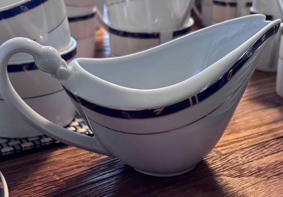 Image 1 of Service de table Guy Degrenne. 117 pièces, complet. Porcelaine de Limoges. Neuf.