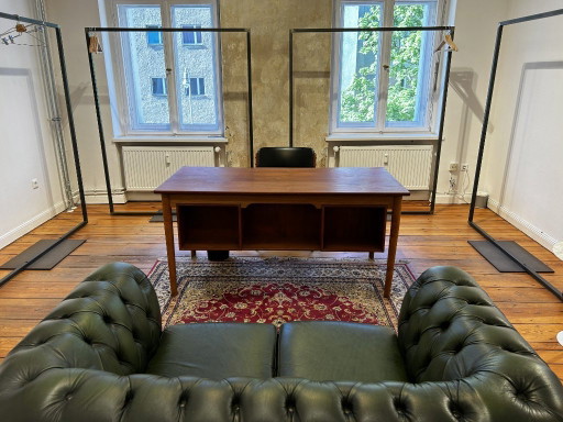 Mid-century freestanding desk, teak, oak, Denmark, 1960s – bureau, Wood