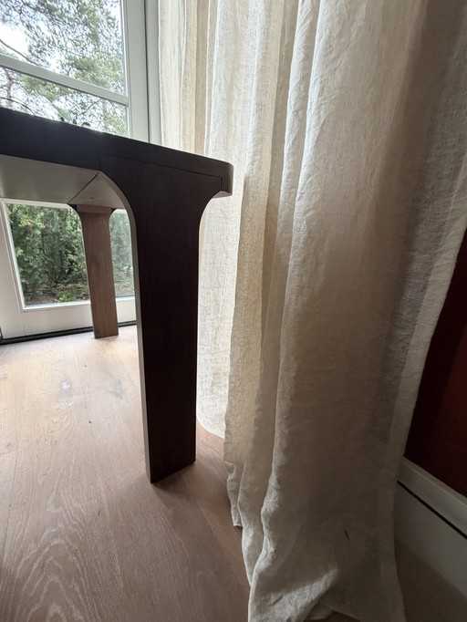 Dining room table RH Santiago dark walnut