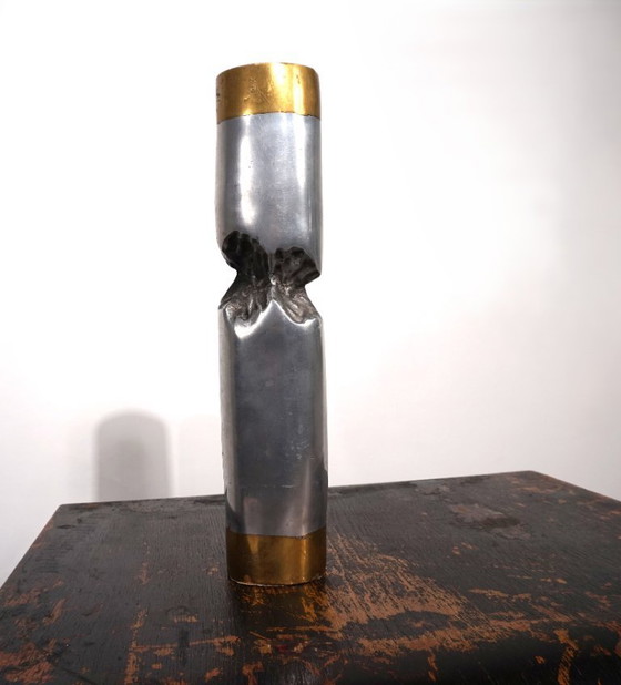 Image 1 of Scultura brutalista di Marshall Disenos, portacandele di David Marshall, 1980