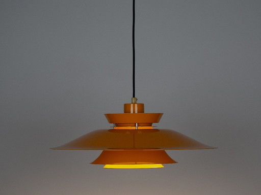 Suspension vintage danoise de Bent Nordsted, Lyskaer, années 1980