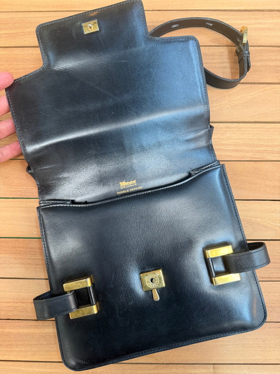 Bolso Delvaux “Xylophone” – Piel negra – 24 x 22 – Bolsos de hombro (photo 2 of 6)
