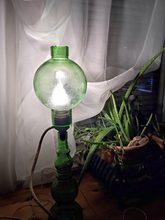 Image 1 of Cevin-Lampe aus grünem Glas in Murano Stil lamp in green glas