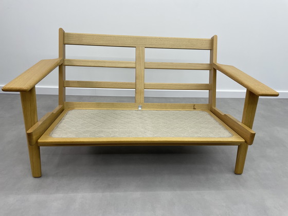 Image 1 of Hans Wegner GE 290 Zweisitzer-Sofa für Getama