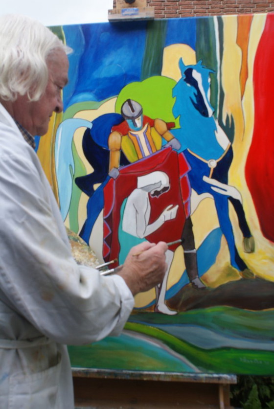 Wim Van Oss, first part of his collection, 4 paintings – Paintings & Drawings, Canvas (photo 5 of 5)