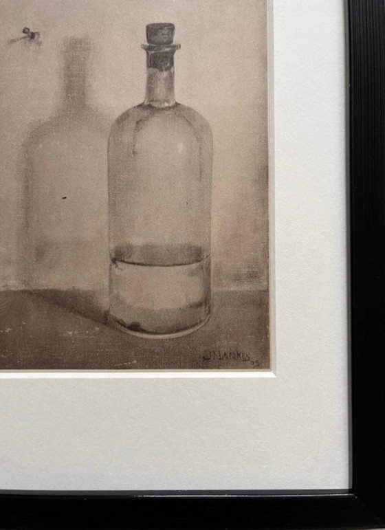 Jan Mankes 1889-1920 / Botella de aceite original con impresión en heliograbado, 1923 – Litografías y grabados (photo 2 of 8)