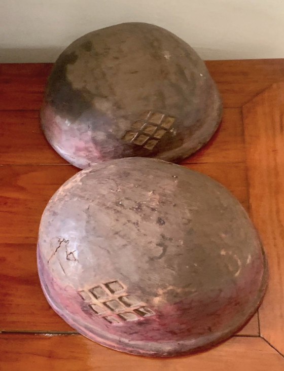 Deux bols anciens en bois sculpté - Style Jean Touret – Objets déco, Wood (photo 7 of 11)