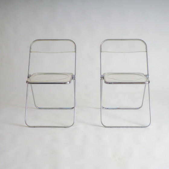 Image 1 of 2 sedie Plia di Giancarlo Piretti per Castelli