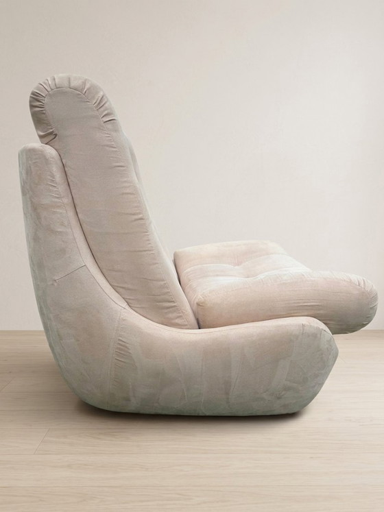 Atlantis Sitzgruppe, Space Age Polstersofa & Lounge-Sessel von Jitona, 1970er Jahre, Tschechoslowakei (photo 7 of 13)