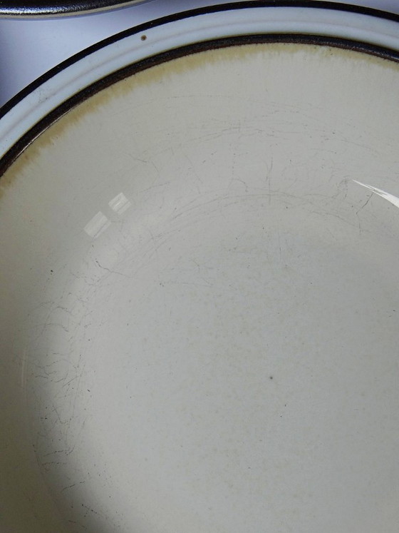 Image 1 of 8 Denby England stoneware bowls/deep plates, vintage 80s-90s