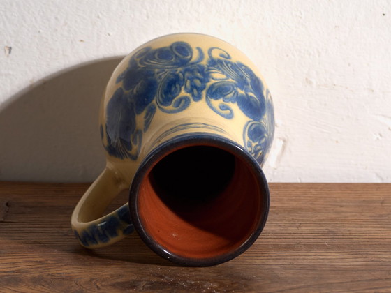 Brocca vintage in ceramica smaltata, Europa Centrale, circa 1930, Stoviglie (foto 8 di 11)