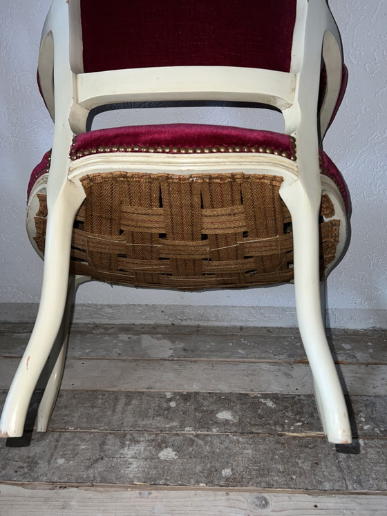 2 Louie Seize Poltrone – Velvet, Wood (photo 5 of 5)