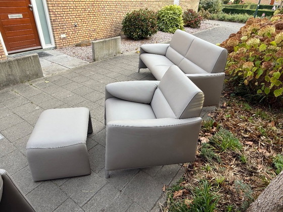 Image 1 of Leolux Felizia 2.5-zits + 2x Poltrona + POUF