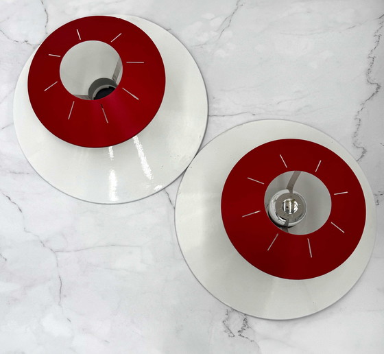 Image 1 of Set of 2x Philips NT 15 E/02 Wall and Ceiling Lamp (Louis Kalff)