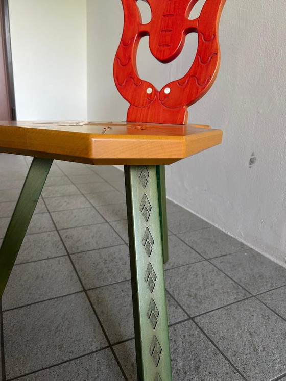 The Museum Chair – Alessandro Mendini, 1996 – Osvaldo Mastrangelo, Beistellstühle, Wood (photo 3 of 6)
