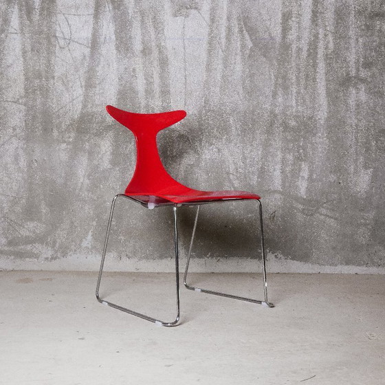 Image 1 of Gino Carollo x Ciacci Kreaty – Set of Four “Delfy” Chairs – c. 1995 – Italy