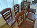 6 bellissime sedie da pranzo in teak massello