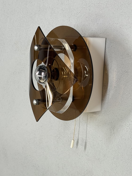 Image 1 of Herda Space Age Wall Lamp 1970s