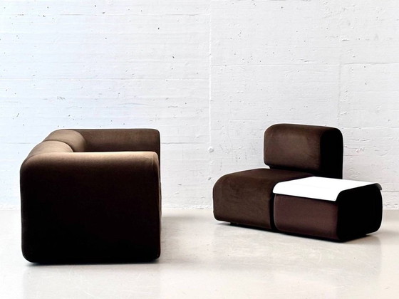 Gruppo di sedute modulari Blico Lounge, Svizzera 1975 – Divani modulari, Textile (photo 7 of 16)