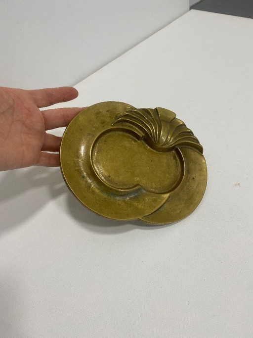 Clés en laiton massif, style Hollywood Regency vintage années 1970