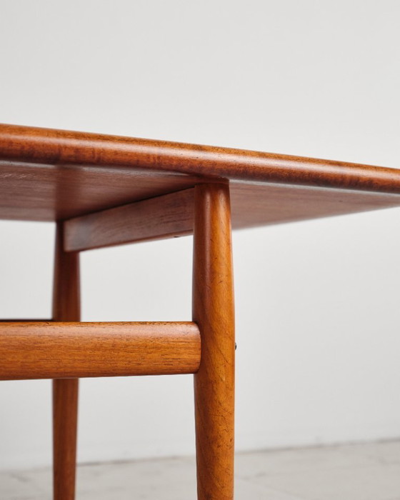 Danish Teak Wood Coffee Table by Grete Jalk, Mid-Century Design 1950s – Glostrup Møbelfabrik (photo 7 of 19)