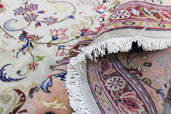 Image 1 of Origineel handgeknoopt Perzisch tapijt Tabriz 40 Raj Fijn 387 X 300 Cm Topconditie
