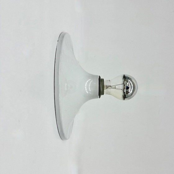 Image 1 of Mid Century Design Wandleuchte aus weißem Aluminium, 1970er Jahre