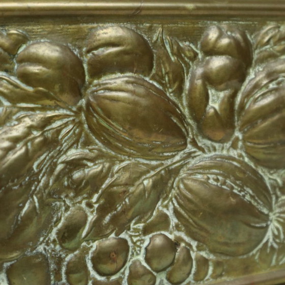 Image 1 of Boîte à fleurs ancienne en cuivre français