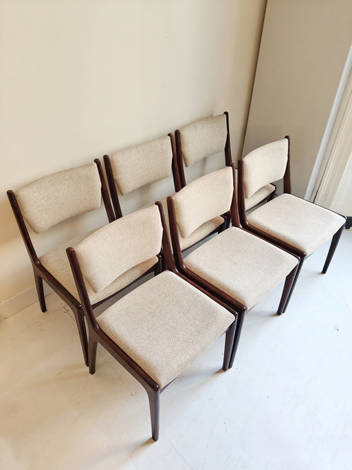 Vintage Esszimmerstühle, Dunkelcreme – eetkamerstoelen, Wood (photo 2 of 7)
