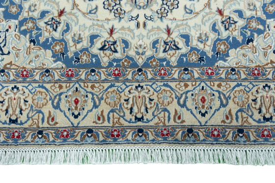 Image 1 of Handgeknoopt oosters tapijt Nain 9La - 200 x 127 cm - met zijde - Fijngeknoopte kunst