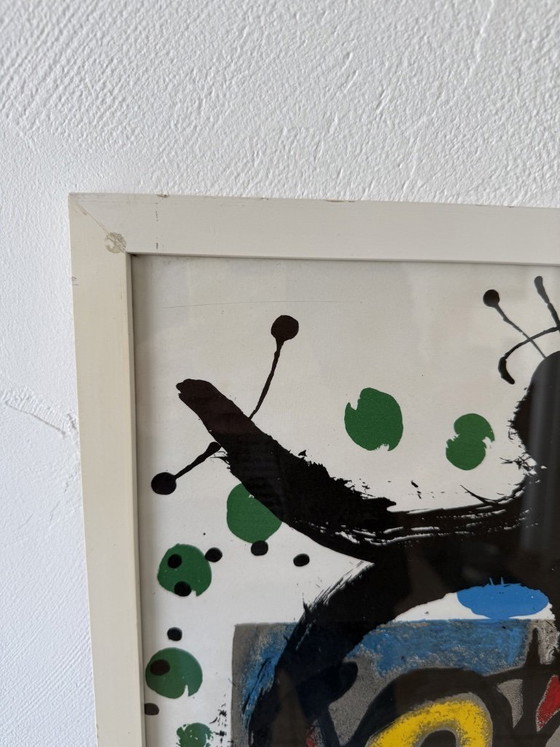 Image 1 of Poster della mostra di Joan Miró MAEGHT del 1965 incorniciato da EAMES