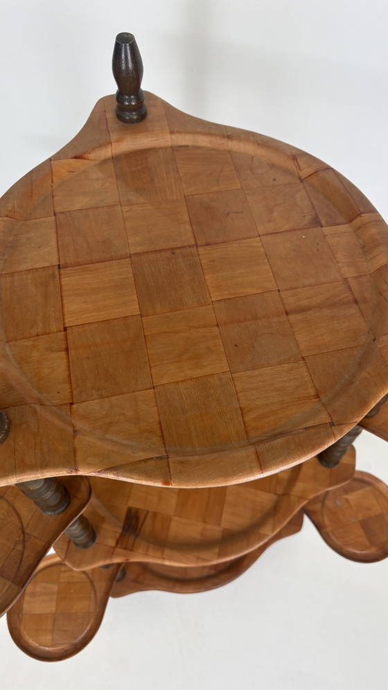 Image 1 of Vintage side table/sidetable/plant table seventies wood