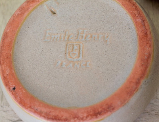 Image 1 of snail/tapas pots, 6 pieces, vintage Emile Henry ceramic