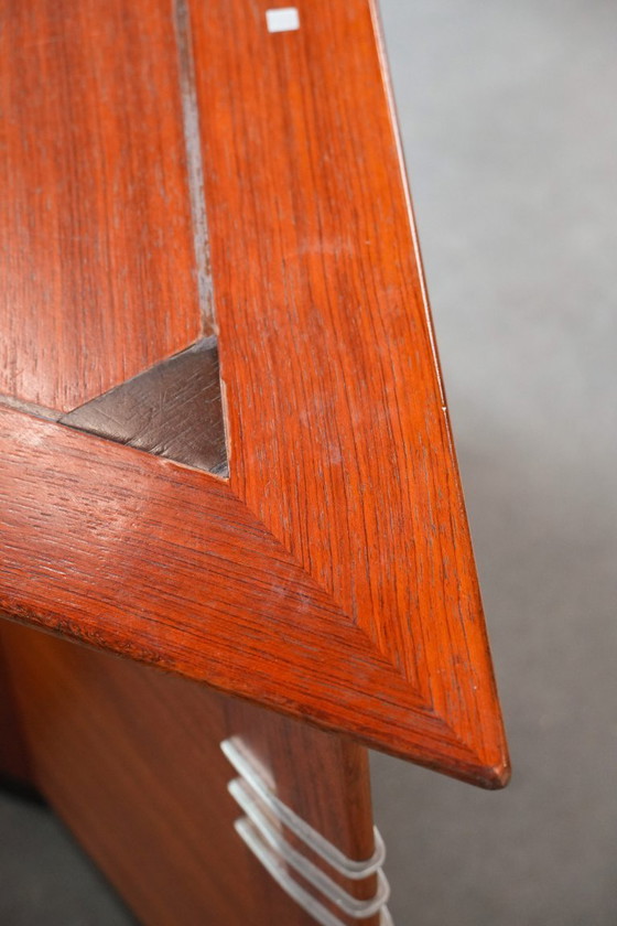 Image 1 of Art Deco design side/coffee table in a triangular shape by Schuitema from the Decoforma series