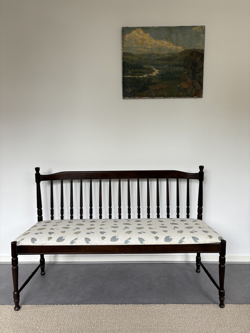 Vintage wooden bar bench extremely charming l1.27