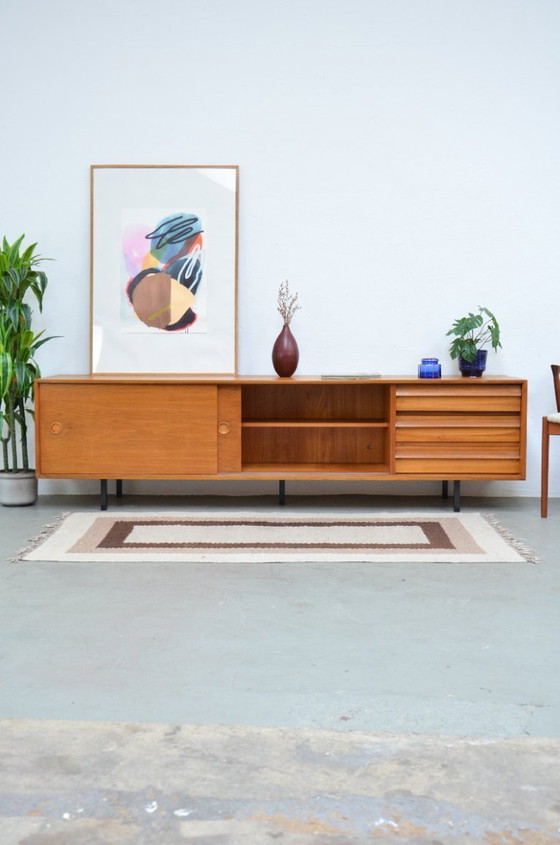 Image 1 of Vintage lowboard, sideboard, TV cabinet, chest of drawers, mid-century 1960s