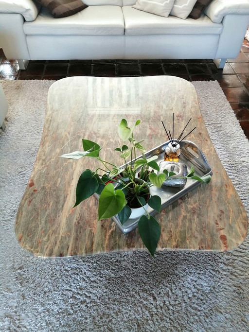 Marble coffee table
