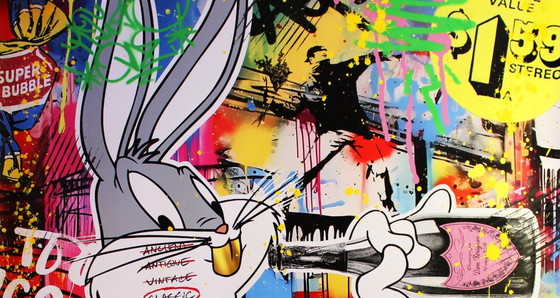 Image 1 of Aiiroh – “Bugs in the System” – 75 x 75 cm (2024)