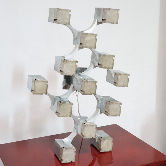 Image 1 of Sciolari Cubic pendant lamp, 1970s design