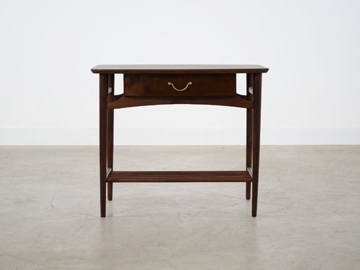 Table basse en noyer, design danois, années 1960, production : Danemark