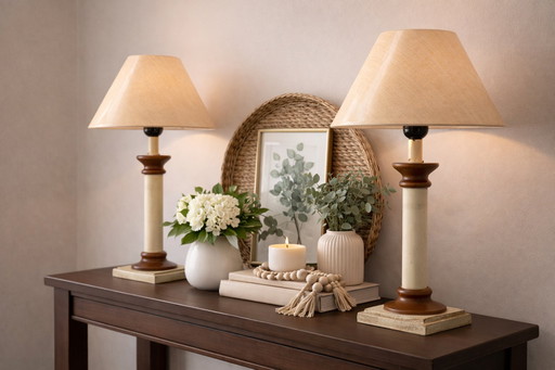 Coppia di lampade da tavolo classiche: senza tempo ed eleganti